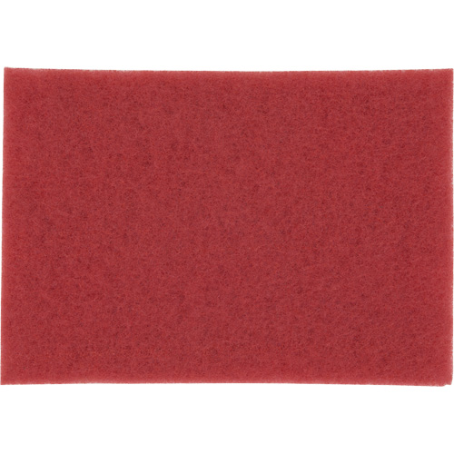 Hi-Performance Pad, 14" x28", Buffing/Cleaning, Red Canadian Safety Group Inc.