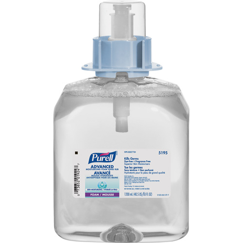 D&eacute;sinfectant pour les mains FMX-12 avanc&eacute;e et certifi&eacute;e &eacute;cologique, 1,2 L, Cartouche de recharge, 70 % alcool Canadian Safety Group Inc.