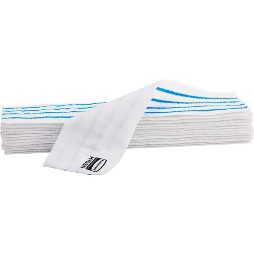 Disposable Mop Pad, Hook and Loop Style, Microfibre, 18" L x 4" W Canadian Safety Group Inc.