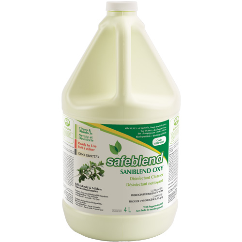 Nettoyant d&eacute;sinfectant OXY &agrave; l'huile de menthe poivr&eacute;e, 4 L, Cruche Canadian Safety Group Inc.