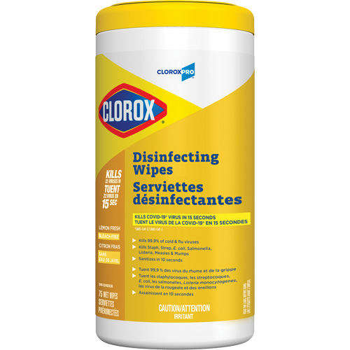 Disinfecting Wipes, 75 Count Canadian Safety Group Inc.