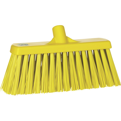 Balai-brosse robuste, Crins Ferme, 13", Polyester, Jaune Canadian Safety Group Inc.