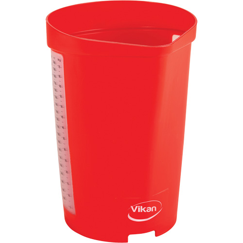 Cruche gradu&eacute;e, Plastique, Rouge, 65 oz Canadian Safety Group Inc.