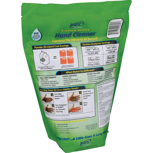 Nettoyant pour les mains biod&eacute;gradable, Poudre, 3 lb, Recharge, Parfum&eacute; Canadian Safety Group Inc.