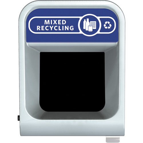 Conteneur pour d&eacute;chets de recyclage m&eacute;lang&eacute;s Configure, Vrac/Bord de rue/De bureau, Acier, 15 gal. US Canadian Safety Group Inc.
