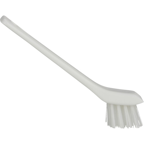 Brush with Scraping Edge, Stiff Bristles, 6" Long, White Canadian Safety Group Inc.