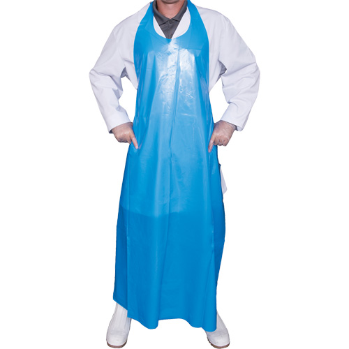 Top Dog 6 Mil. Apron, Polyurethane, 45" L x Blue Canadian Safety Group Inc.