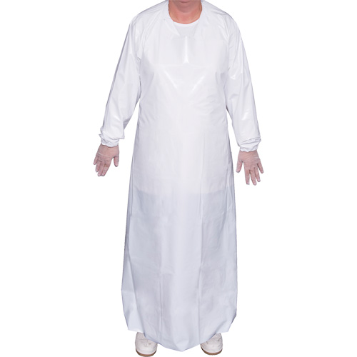 Blouse Top Dog de 6 mil, T-Grand, Blanc, Polyur&eacute;thane Canadian Safety Group Inc.