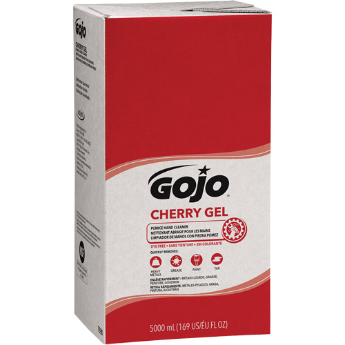 Nettoyant &agrave; mains pour distributeur Pro TDX, Gel/Pierre ponce, 5000 ml, Recharge, Cerise Canadian Safety Group Inc.