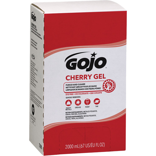 Nettoyant &agrave; mains pour distributeur Pro TDX, Gel/Pierre ponce, 2000 ml, Recharge, Cerise Canadian Safety Group Inc.