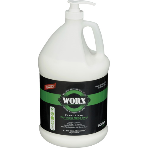 Power Clean Waterless Hand Soap, Liquid, 3.78 L, Unscented Canadian Safety Group Inc.