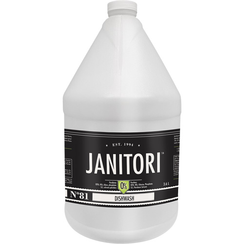Janitori 81 Dishwash Cleaner, Liquid, 4 L Canadian Safety Group Inc.
