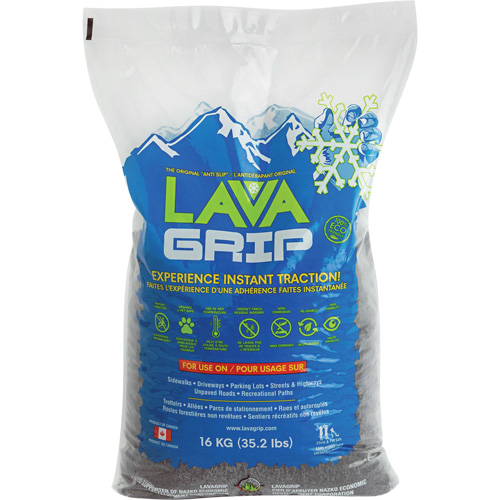 Aide &agrave; la traction LavaGrip, Taille du conteneur 35,3 lb (16 kg), Sac Canadian Safety Group Inc.