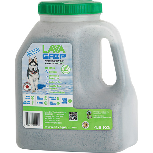 Aide &agrave; la traction LavaGrip, Taille du conteneur 9,9 lb (4,5 kg), Cruche Canadian Safety Group Inc.