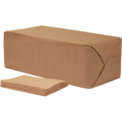 Pro Select&reg; Brown Napkins, 1 Ply, 12" x 12" Canadian Safety Group Inc.