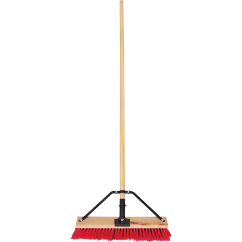 Balai-brosse &agrave; manche renforc&eacute;, 18", Moyen, Soies PVC Canadian Safety Group Inc.