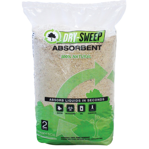 Absorbant naturel biod&eacute;gradable Dry Sweep, Sac, 22 lb (10 kg) Canadian Safety Group Inc.