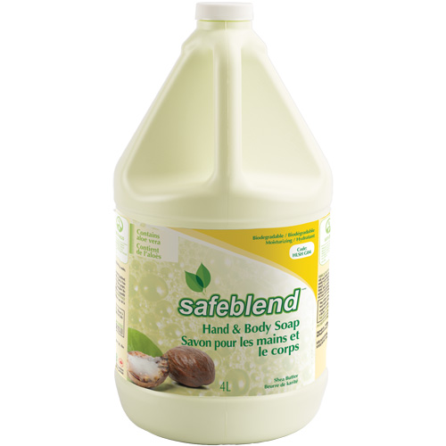 Savon au beurre de karit&eacute; pour les mains et le corps, Liquide, 4 L, Parfum&eacute; Canadian Safety Group Inc.