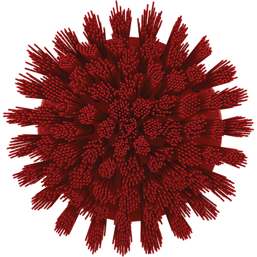 Brosse ronde HyDrive pour perceuse, Soies Tr&egrave;s ferme, Longueur de 3-1/10", Rouge Canadian Safety Group Inc.