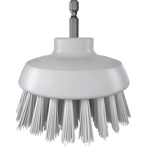 Brosse ronde HyDrive pour perceuse, Soies Tr&egrave;s ferme, Longueur de 3-1/10", Blanc Canadian Safety Group Inc.