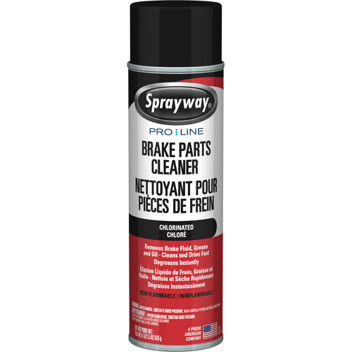 Nettoyant pour pi&egrave;ces de freins Pro Line avec tr&egrave;s faible teneur en COV, Canette a&eacute;rosol Canadian Safety Group Inc.