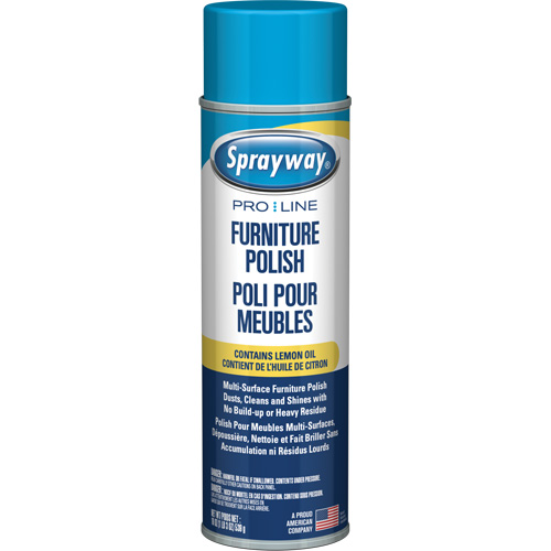 Pro Line Furniture Polish with Lemon Oil, 19 oz., Aerosol Can Canadian Safety Group Inc.