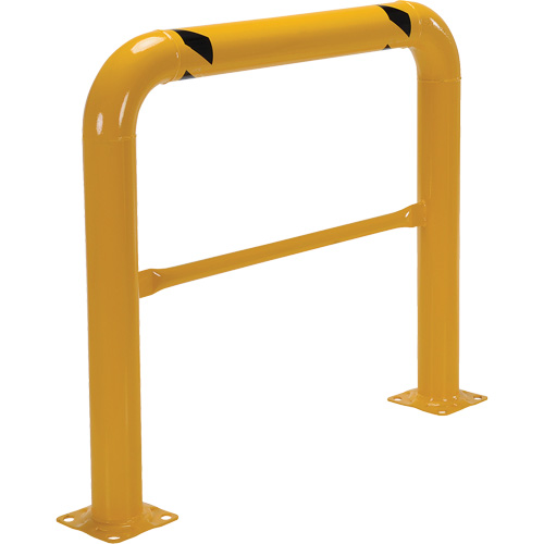 High Profile Machinery Guards, 4' W x 3.5' H, Yellow Canadian Safety Group Inc.