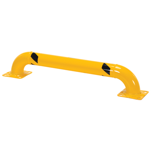 Low Profile Rack Guards, 4' W x 0.75' H, Yellow Canadian Safety Group Inc.