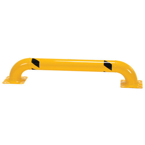 Low Profile Rack Guards, 4' W x 0.75' H, Yellow Canadian Safety Group Inc.