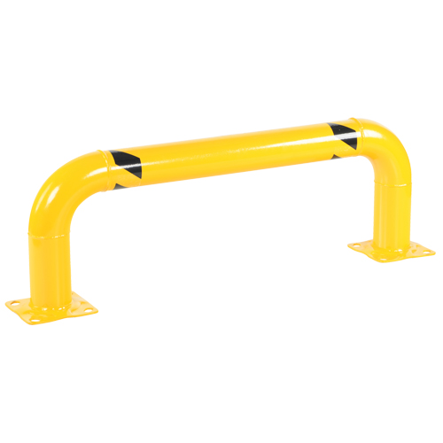 Low Profile Rack Guards, 4' W x 1.4' H, Yellow Canadian Safety Group Inc.