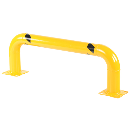 Low Profile Rack Guards, 4' W x 1.4' H, Yellow Canadian Safety Group Inc.