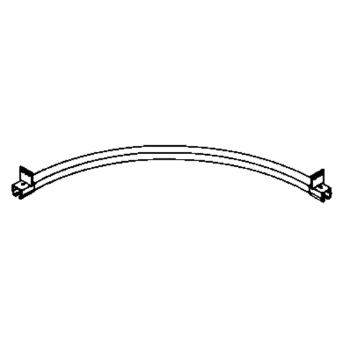 Beam Mounted 90° Curved Curtain Partition Track, 3' L Canadian Safety Group Inc.