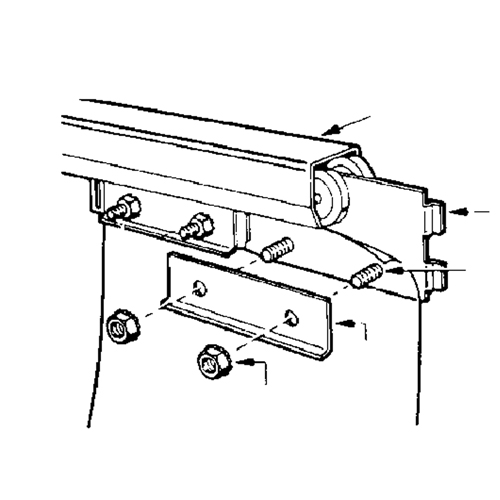 Curtain Partition Track, 5' L Canadian Safety Group Inc.