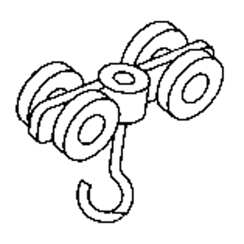 Curtain Partition Track Double Steel Roller Canadian Safety Group Inc.