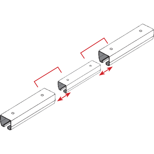 Curtain Partition Track Splicer Canadian Safety Group Inc.