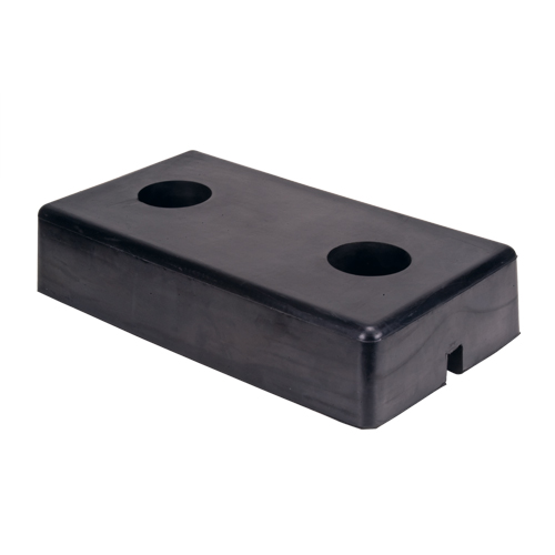 Molded Dock Bumpers, Rubber, 18" W x 4" D x 10" H Canadian Safety Group Inc.