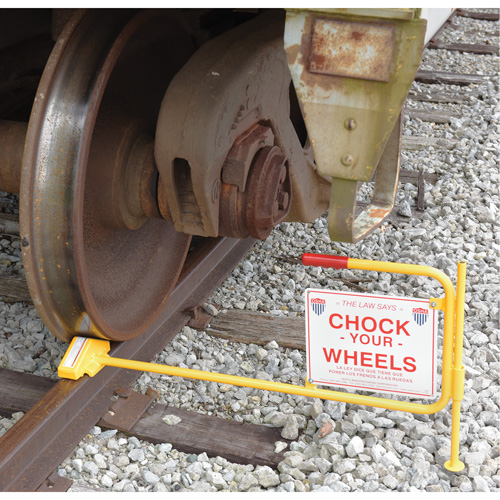 Cale &agrave; rail pour drapeau Canadian Safety Group Inc.