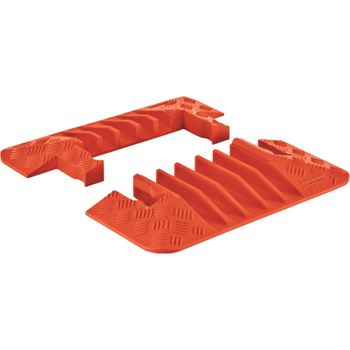 Guard Dog&reg; 5-Channel Heavy Duty Cable Protector - End Caps Canadian Safety Group Inc.
