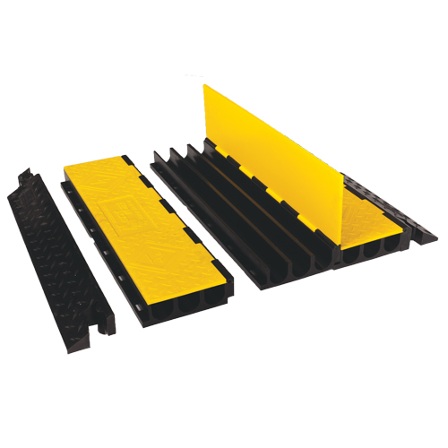 Yellow Jacket&reg; Cable Protector System, 3 Channels, 36" L x 18.5" W x 3" H Canadian Safety Group Inc.