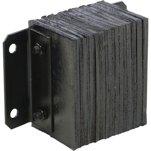 Butoir de quai lamell&eacute;, Horizontal, Caoutchouc, 12" la x 6" p x 10" h Canadian Safety Group Inc.