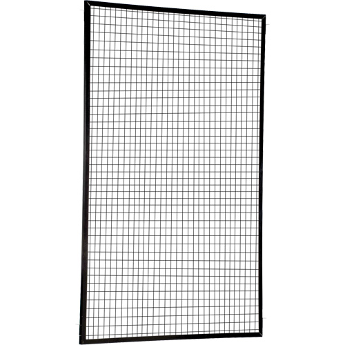 Adjustable Perimeter Guard Panel, 8' H x 5' W, Black Canadian Safety Group Inc.