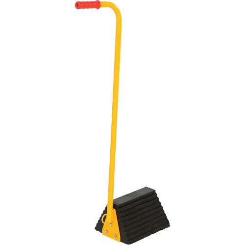 Ergo Handle Wheel Chock, 9-1/4" x 8" x 6", Black Canadian Safety Group Inc.