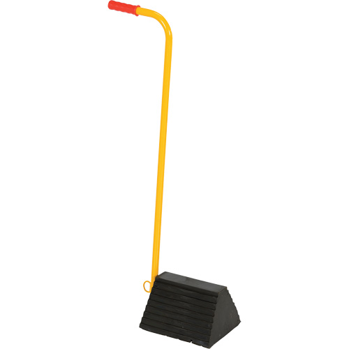 Ergo Handle Wheel Chock, 9-1/4" x 8" x 6", Black Canadian Safety Group Inc.