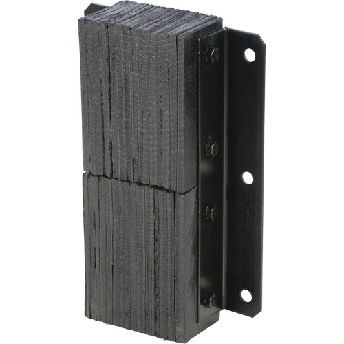 Butoir de quai lamell&eacute;, Vertical, Caoutchouc, 13-1/4" la x 4-1/2" p x 20" h Canadian Safety Group Inc.