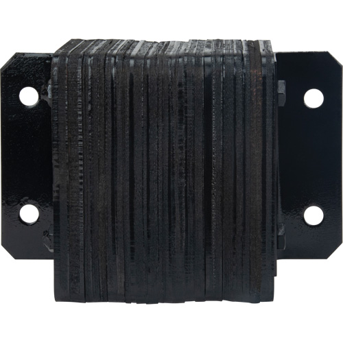 Butoirs de quai lamell&eacute;s, Horizontal, Caoutchouc, 12" la x 4" p x 10" h Canadian Safety Group Inc.
