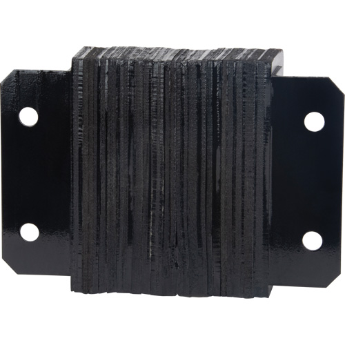 Butoirs de quai lamell&eacute;s, Horizontal, Caoutchouc, 12" la x 4" p x 10" h Canadian Safety Group Inc.