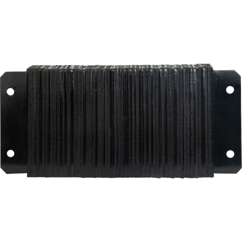 Butoirs de quai lamell&eacute;s, Horizontal, Caoutchouc, 24" la x 4" p x 12" h Canadian Safety Group Inc.