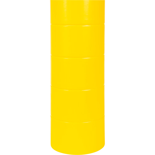 Capuchon en poly&eacute;thyl&egrave;ne pour borne de protection, 6-5/8" dia. x 60" l, Rouge/Jaune Canadian Safety Group Inc.