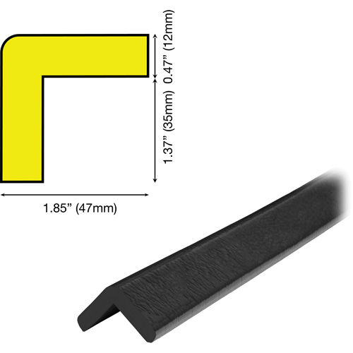 Butoir de protection de coin mod&egrave;le H 5M Canadian Safety Group Inc.