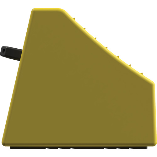 Checkers Safety Heavy-Duty Ultra Class Mining Wheel Chock without Bracket, HDPE, Yellow, 14-1/2" W x 17-1/2" D x 16" H Canadian Safety Group Inc.